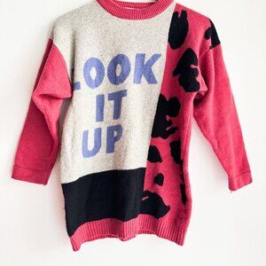 The Badian 100% Wool "Look it up" Sweater S